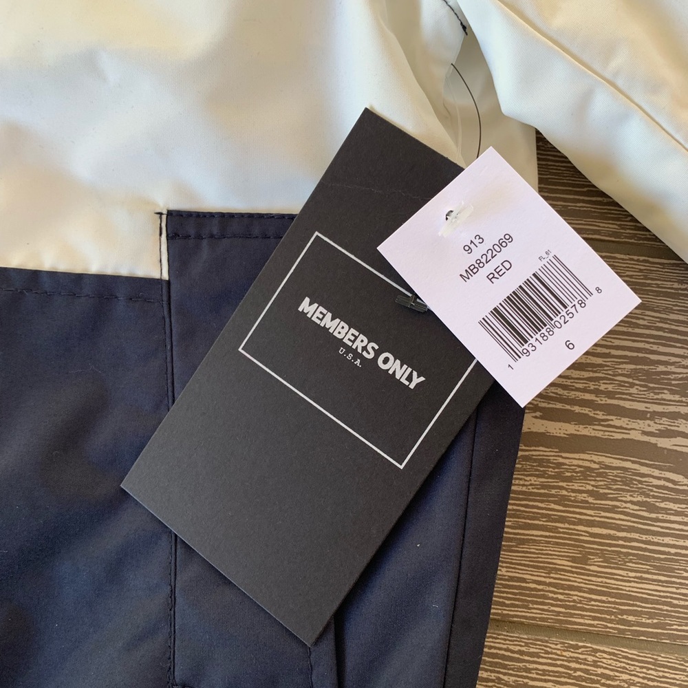 🆕 Members Only Nautical Colorblock Jacket - Picture 4 of 5